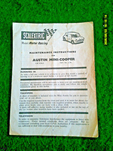 Scalextric austin mini - scalextric, cooper
