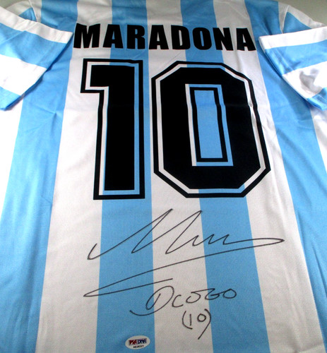 Diego maradona autographed - maradona,