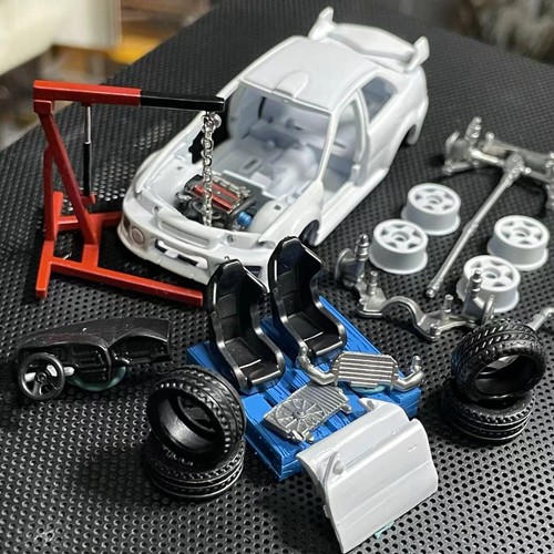 Diorama car tuning model - 1/64,