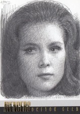 THE AVENGERS 50TH ANNIVERSARY (2012) - ANDY FRY EMMA PEEL PREVIEW SKETCH 1/1 (1)