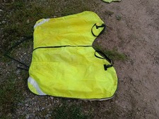 Hi Viz Quarter Sheet. Yellow, Furry Lining. 28" Along Back Seem