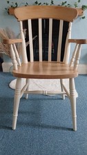 beach farmhouse carver chairs