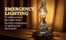 New Vintage Glass Oil Lamp