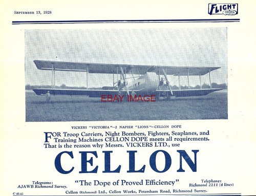 1928 advert vickers victoria - 1928,