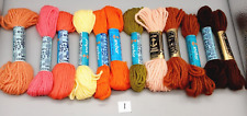12 Skeins Vintage Anchor Tapestry Wool - Mixed Colours - No 1