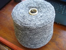 2/30nm  High Bulk Acrylic with wool  industrial yarn. 1kg cone  BLACK SNOWSTORM