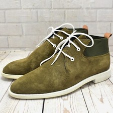 Men's Swear London Green Suede Lace Up Low Heel Shoes UK 6 EUR 40 RRP - £59