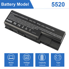 5920 Laptop Battery For ACER Aspire 5520 5720 7520 7720 7520 AS07B31 5200mAh NEW