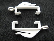 Decorail White Curtain Hooks