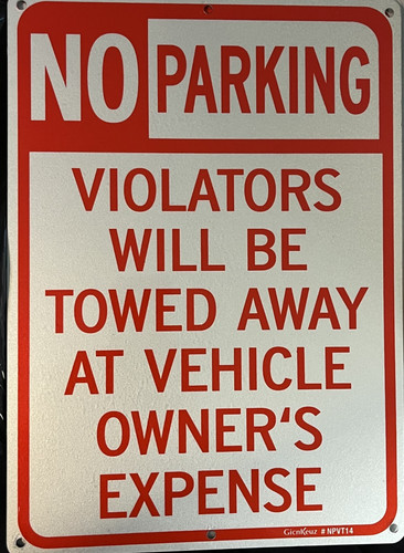 Metal parking violators - parking,