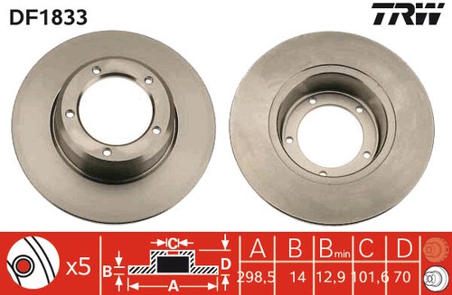 Brake disc for - brake,