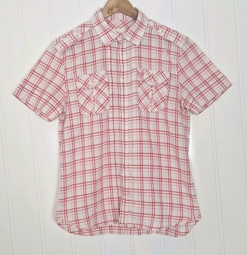 Diesel red check short - diesel, sleeve