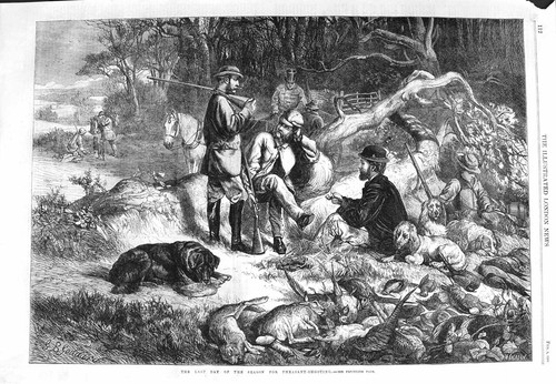 Old antique print 1866 - antique,