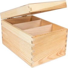 Wooden Storage Box for CD &