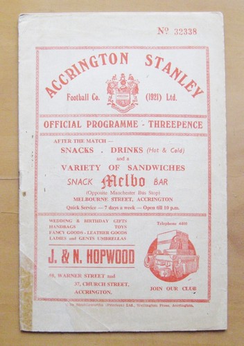 Accrington stanley mansfield - accrington,