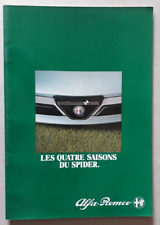 Alfa Romeo Spider 2.0 Brochure c.1983