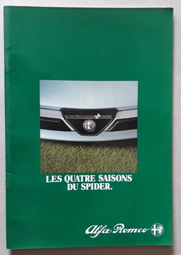 Alfa romeo spider brochure - romeo,