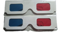2 pairs red/blue 3d glasses UK