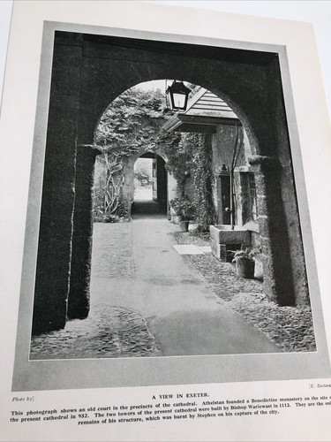 Devonshire 1924 view exeter - devonshire, 1924: