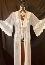 Vtg NewYork Sheer Peignoir