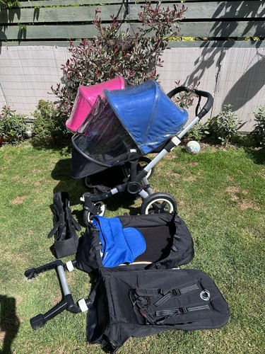 Bugaboo donkey duo twin - duo, pink
