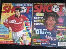 2 x VINTAGE SHOOT FOOTBALL