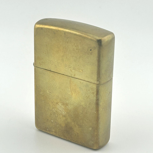 Vintage 1995 solid - brass, zippo
