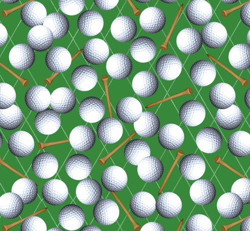 Classic golf balls - balls, cotton