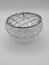 Cut Crystal Glass Rose Posy