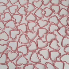 30pcs Heart Shaped Paperclips