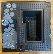 Lego 3d Black Base plate