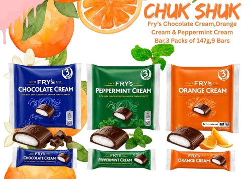 Fry chocolate cream orange - chocolate, cream,orange