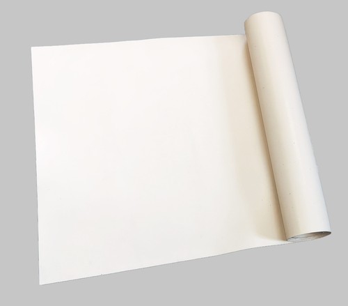 White silicone rubber sheet - white,