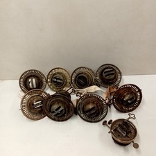 Original Victorian 8 x brass