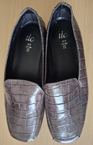 Bhs tlc grey loafers slip - grey,