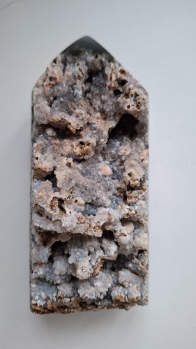 Agate crystal tower with - agate, druzy