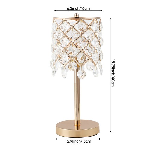 Crystal table lamp - table,