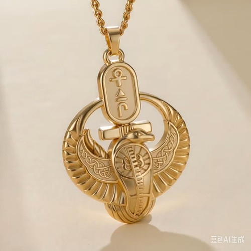 Egyptian ankh cobra winged - egyptian,