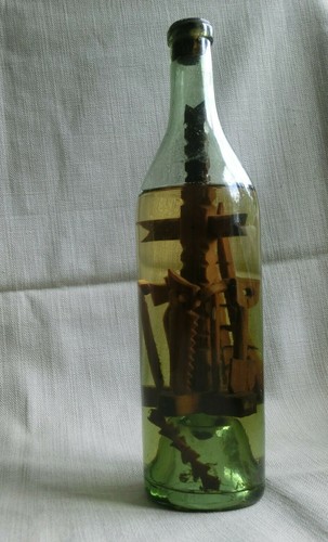 Antique whimsey bottle - antique, up