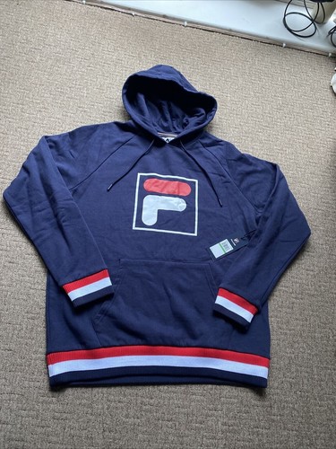 Fila hoodie blue - hoodie, large