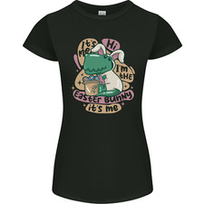 T-Rex I'm the Easter Bunny Funny Dinosaur Womens Petite Cut T-Shirt
