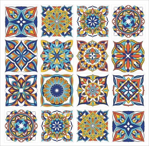Tile stickers mosaic - mosaic, transfers