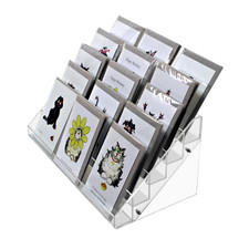 Nail Polish Greeting Card Florist Display Stand 5 Tier  Clear Acrylic (G601)