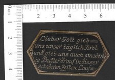 Germany WW1 poster stamp Dear