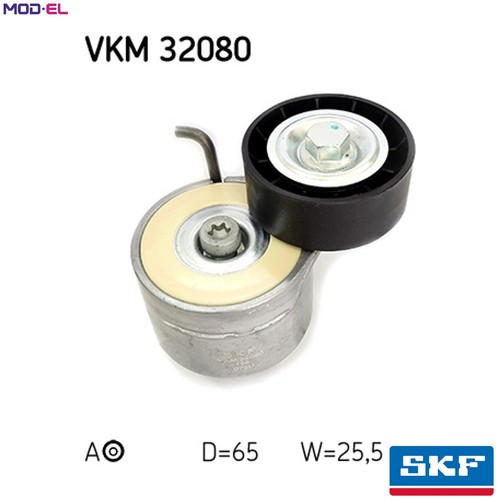 Belt tensioner vribbed - belt,