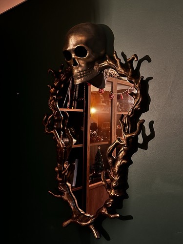 Martha stewart skull mirror - skull,