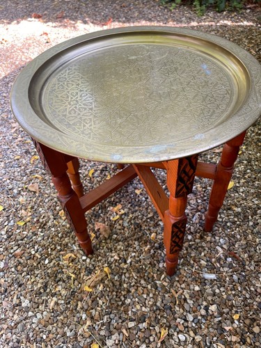 Vintage moroccan style brass