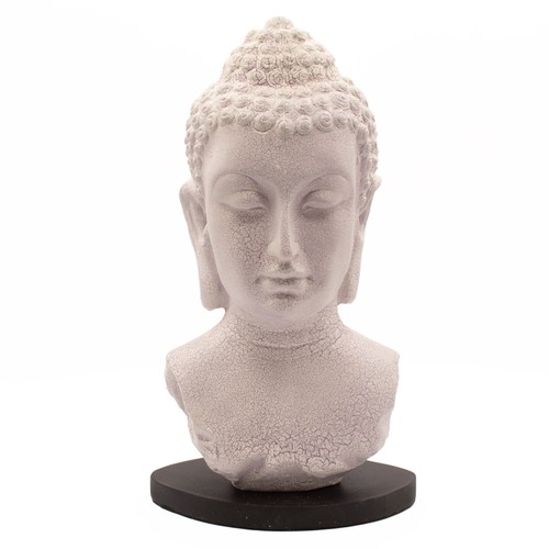 Buddha bust lamp lavender - lamp,