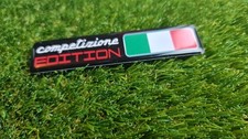 Competizione edition gel flexible interior badge emblem Italian flag