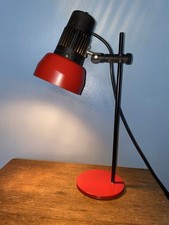 Vintage Danish Red Desk Lamp
